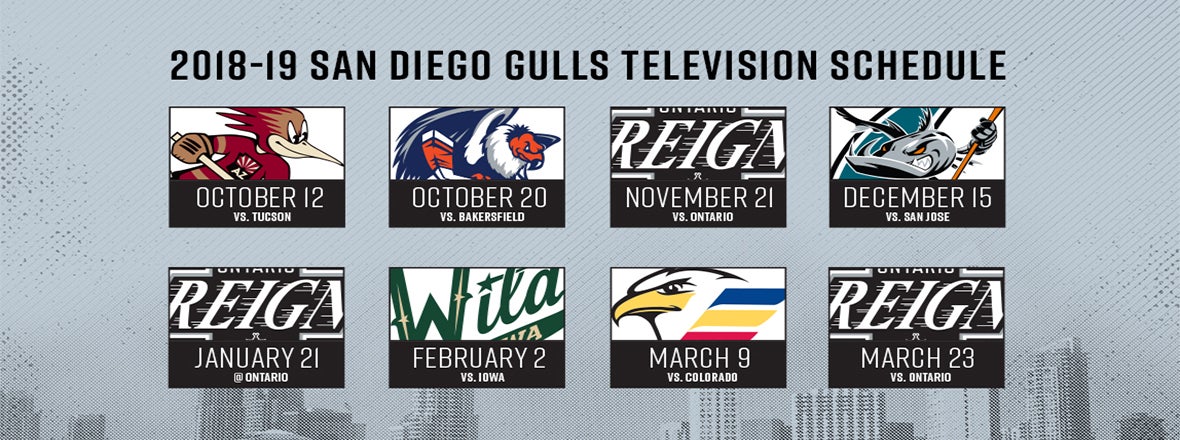 San Diego Gulls Announce Additional Broadcasts To 2021-22 Television  Schedule